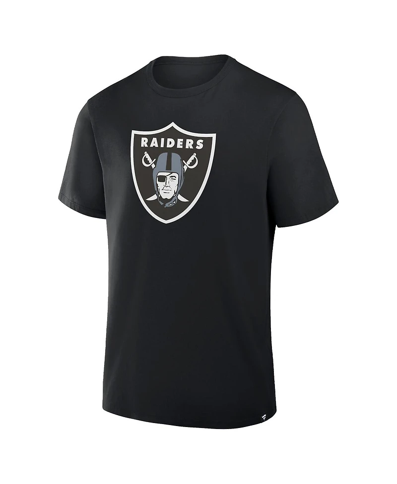 Fanatics Men's Black Las Vegas Raiders Legacy Cotton T-Shirt