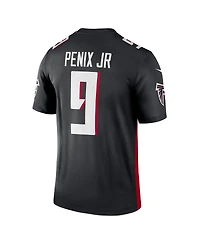 Nike Men's Michael Penix Jr. Black Atlanta Falcons Team Legend Player Performance Top
