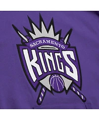 Mitchell & Ness Men's Purple Sacramento Kings Nights Pullover Sweatshirt