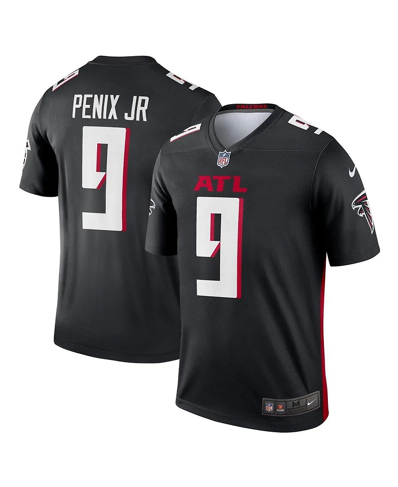 Nike Men's Michael Penix Jr. Black Atlanta Falcons Team Legend Player Performance Top