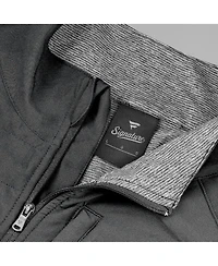 Fanatics Men's and Women's Black/Heather Gray San Francisco 49ers Front Office Tonal Full-Zip Jacket
