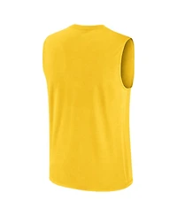 Jordan Men's Maize Michigan Wolverines On-Court Basketball Practice Legend Sleeveless T-Shirt