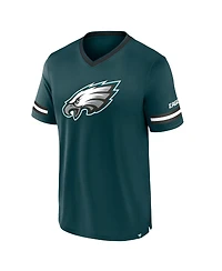 Fanatics Men's Midnight Green Philadelphia Eagles Stripe Stacking T-Shirt