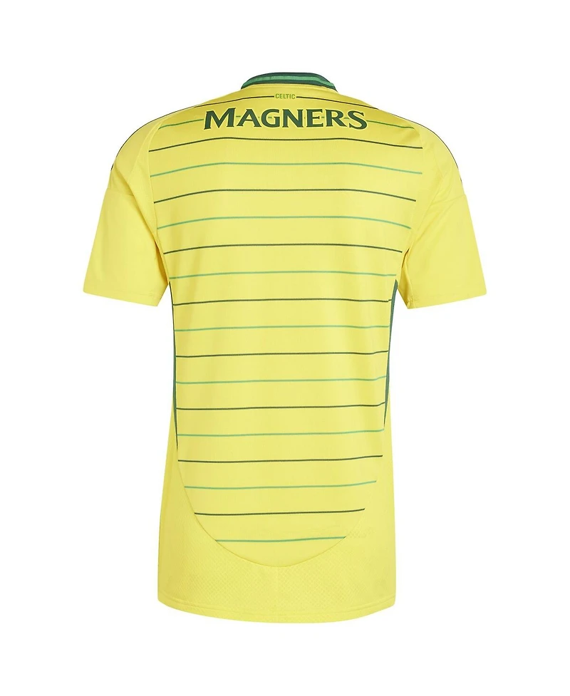 Adidas Men's Yellow Celtic 2024/25 Away Replica Jersey