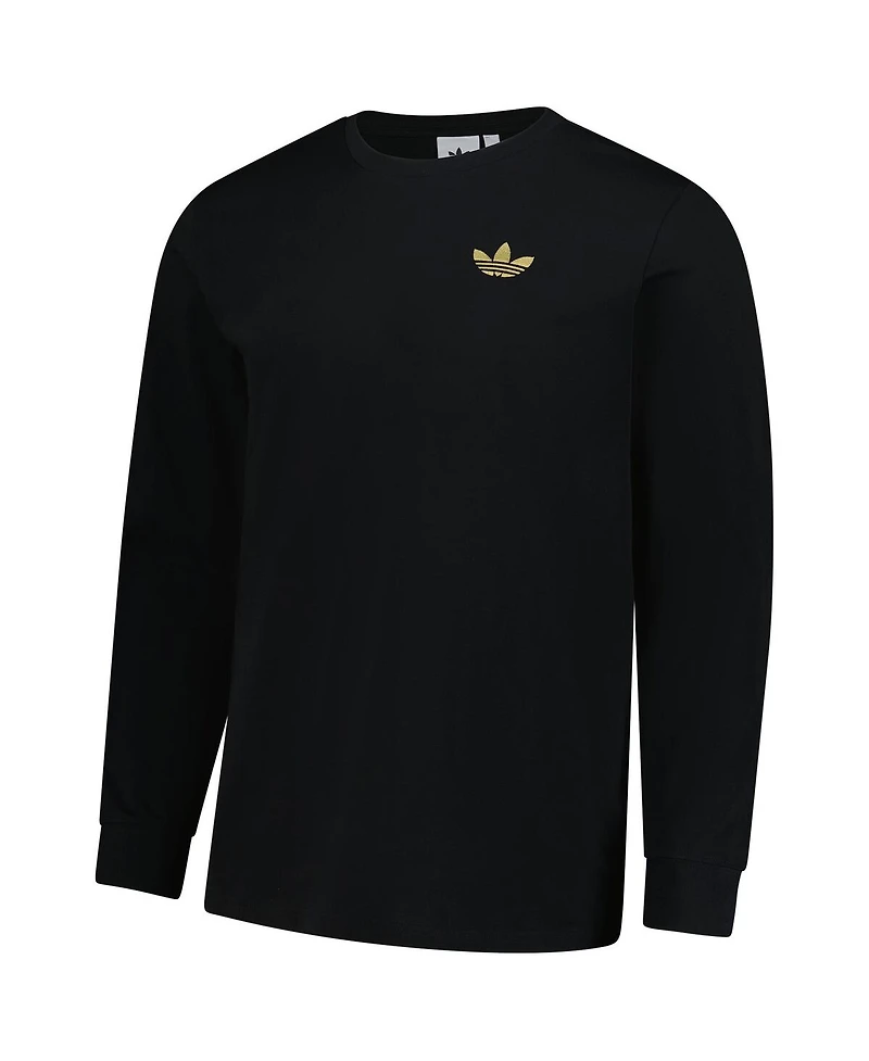 Adidas Men's Black Juventus Culturewear Long Sleeve T-Shirt