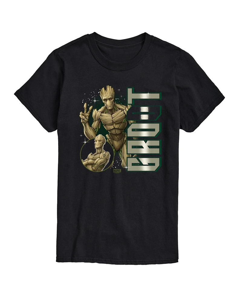 Airwaves Men's Guardians of The Galaxy Groot Short Sleeve T-Shirt