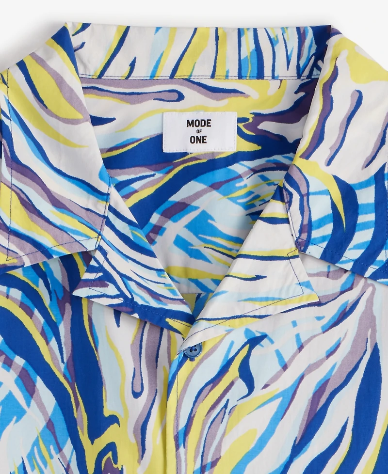 Mode of One Men's Retro Wave Textured Shirt, Exclusively at Macy's
