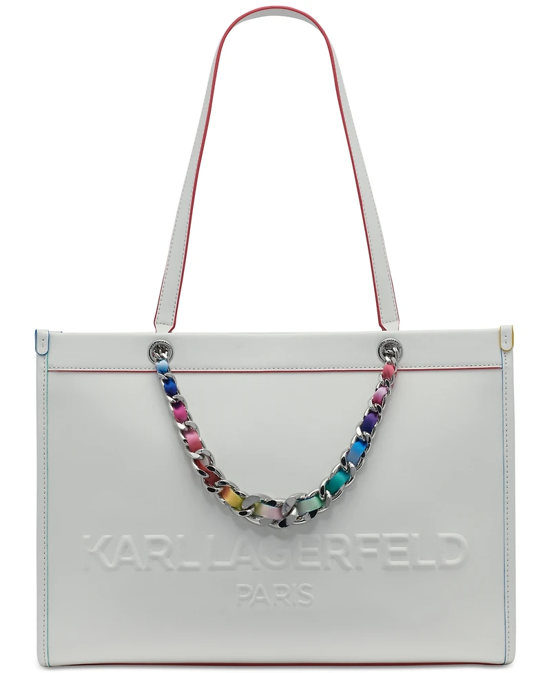 Karl Lagerfeld Paris Savoie Large Leather Tote
