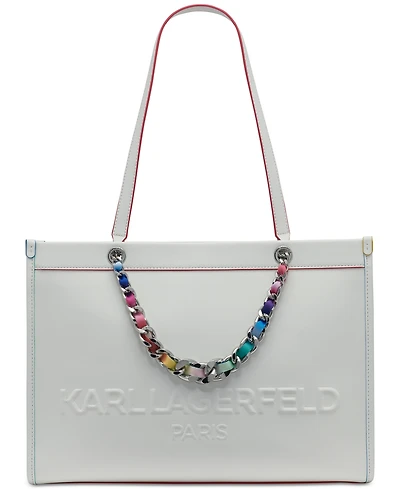 Karl Lagerfeld Paris Savoie Large Leather Tote