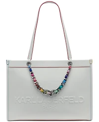 Karl Lagerfeld Paris Savoie Large Leather Tote