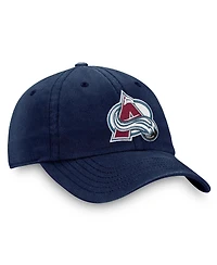 Fanatics Men's Navy Colorado Avalanche Core Primary Logo Adjustable Hat