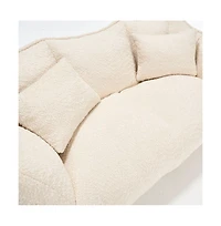 Bean Bag Chair for Adults, Cozy Chenille Sofa, Perfect Gaming, Reading, and Relaxing-The Pop Home