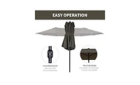 Outdoor Beach Umbrella – Lightweight and Uv-Protected Shade for Beach, Patio, or Fun