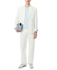 Men's Lacoste Classic V-Neck Soft Pima Cotton Tee Shirt - T01