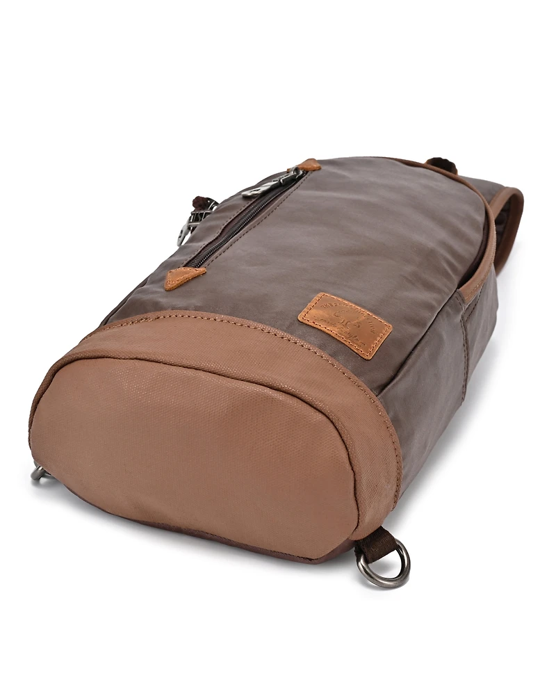 Tsd Brand Urban Light Coated Canvas Sling Bag