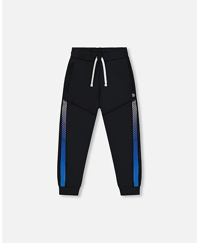 Deux par Boy Athletic Pants Blue And Black - Toddler|Child