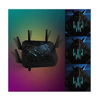 acer Predator Connect W6 Wi-Fi 6E Gaming Router | Hybrid QoS Compatible with Intel Killer Prioritization Engine | Tri-Band AXE7800 2.4GHz/5GHz/6GHz |