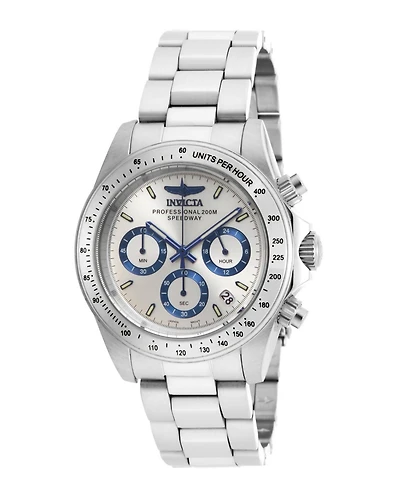 Invicta Men's Speedway Quartz Chronograph Silver Dial Watch