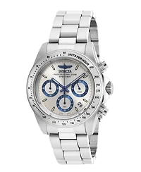 Invicta Men's Speedway Quartz Chronograph Silver Dial Watch