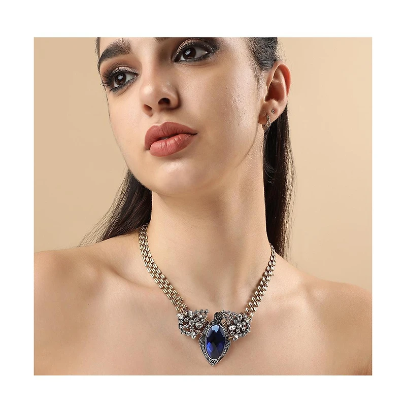 Party Stone Statement Necklace