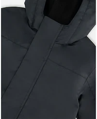 Deux par Kids Unisex Solid Mid-Season One-Piece Outerwear Black - Toddler|Child