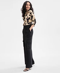 I.n.c. International Concepts Women's Straight-Leg Cargo Pants, Exclusively at Macy's