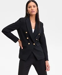 I.N.C. International Concepts Womens Double Breasted Blazer Xs 3x Exclusively At Macys
