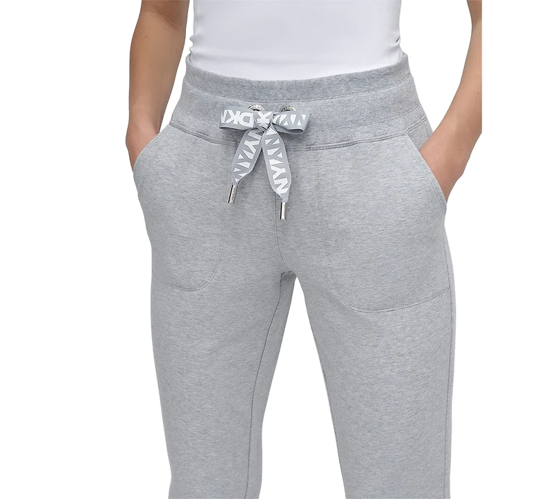 Dkny Sport Women's Logo-Drawstring High-Rise Joggers