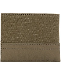 Ted Baker Canvas Olive Leather Wallet