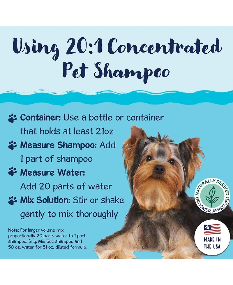 Bobbi Panter (Professional) Signature Stinky Dog Shampoo Vegetable Extract, Oat Protein, Vitamin E, Aloe Vera, Lavender Oil and Rosemary