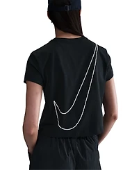 Nike Sportswear Club Women's Cotton Logo Short-Sleeve T-Shirt
