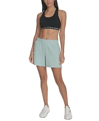 Calvin Klein Women's Smocked Waistband Midi Shorts