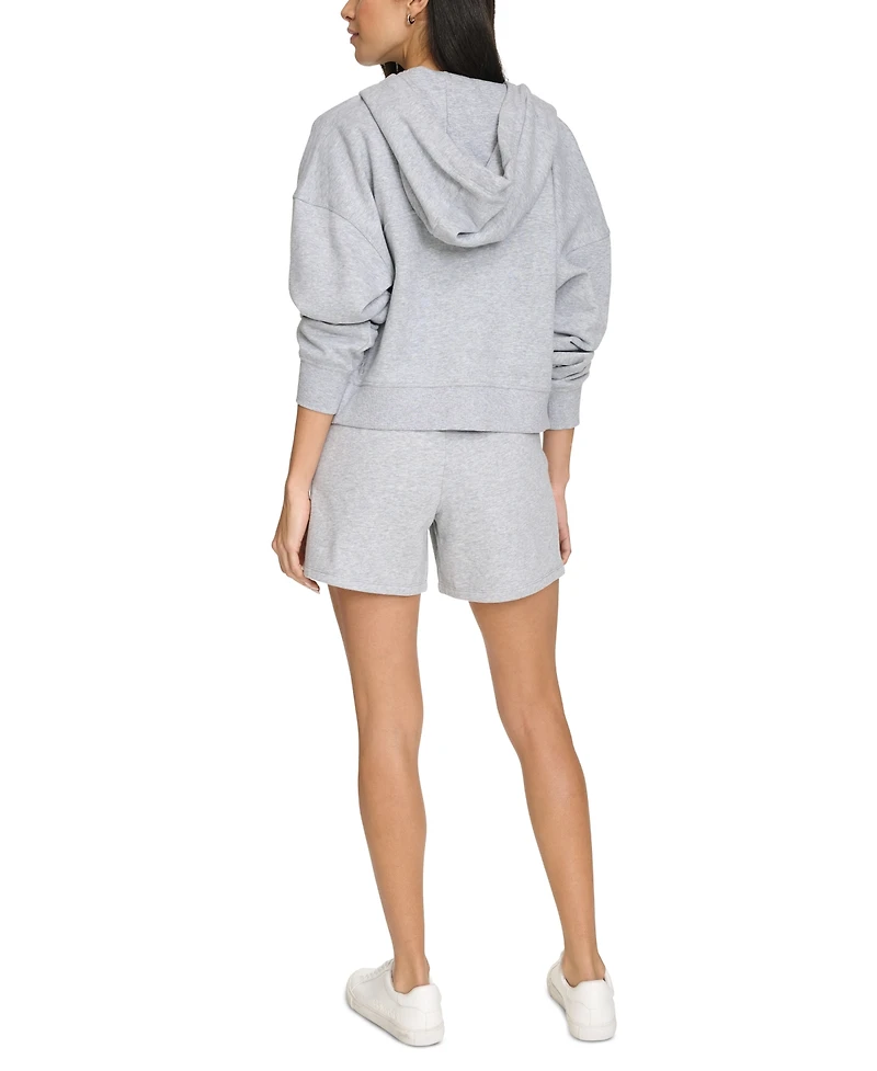 Calvin Klein Women's Smocked Waistband Midi Shorts