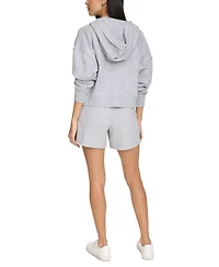 Calvin Klein Women's Smocked Waistband Midi Shorts