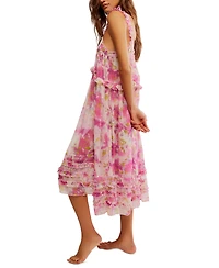 Free People Women's Moon Phase Printed Midi Nightgown