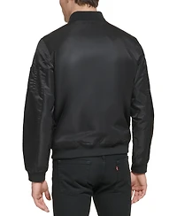 Levi's Men's Flight Full-Zip Satin Bomber Jacket