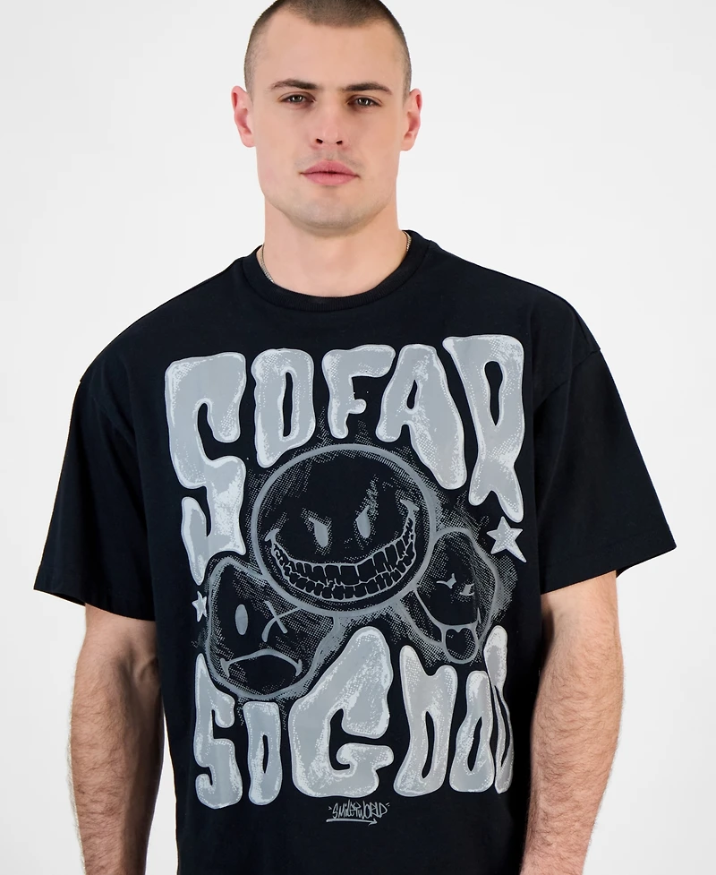 SimleyWorld Men's So Far So Good Regular-Fit Graphic T-Shirt