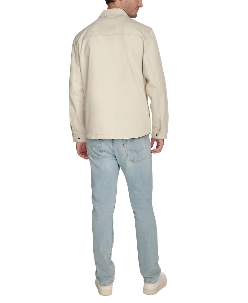 Levi's Men's Solid Full-Zip Shirt Jacket