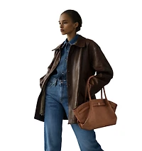 Jw Pei Hana Medium Suede Tote Bag