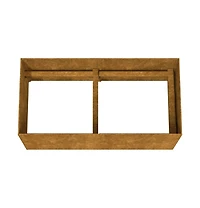 Garden Raised Bed 78.7"x15.7"x15.7" Corten Steel