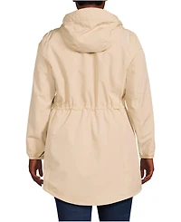 Lands' End Women's Plus Squall Packable Waterproof Raincoat