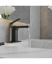 Single Hole Single-Handle Bathroom Faucet in Brushed Nickel