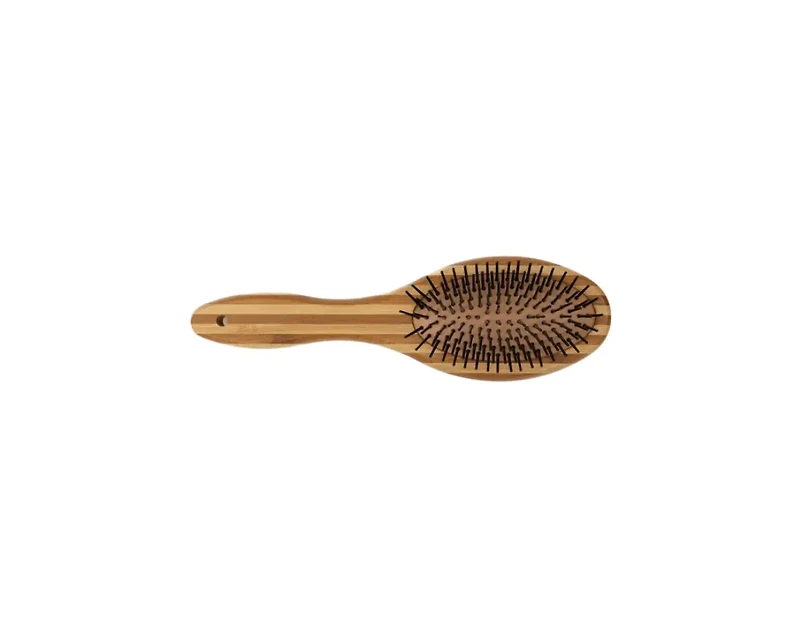 Country Living Dual-Sided Natural Bamboo Wood Dog Brush