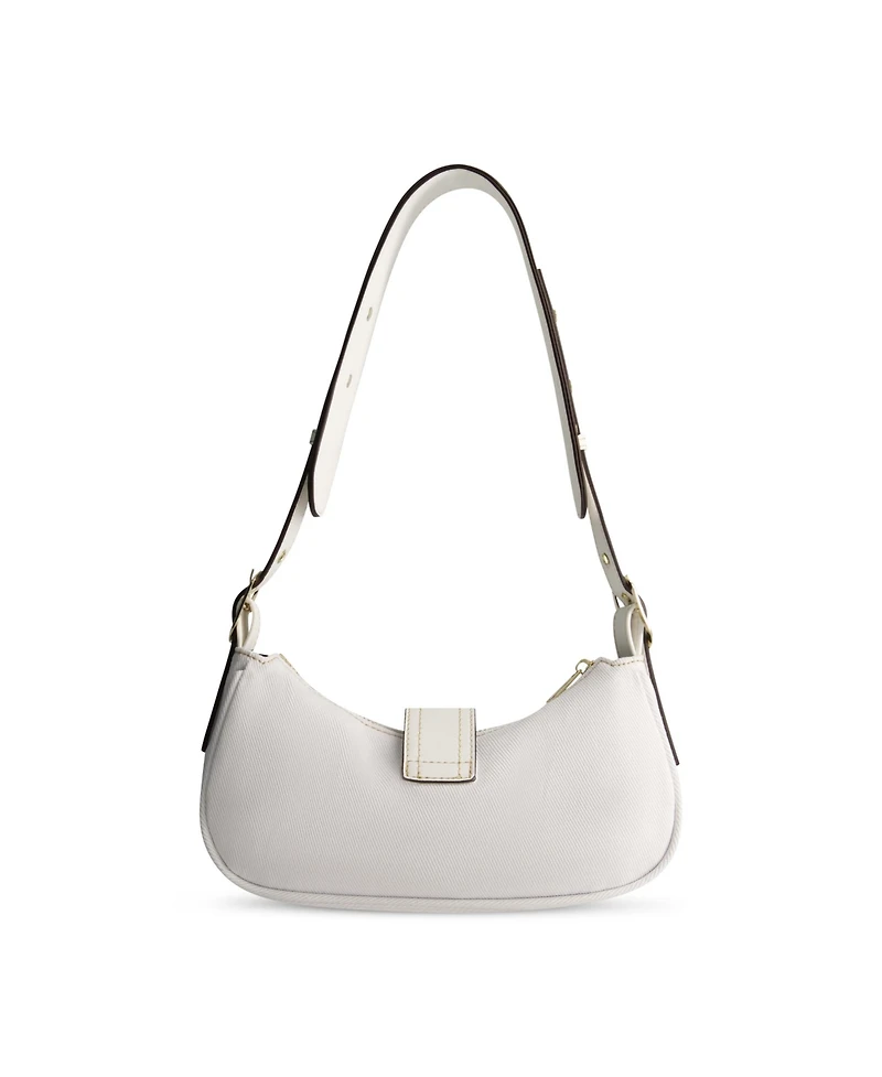 True Religion Multi Strap Denim Shoulder Bag