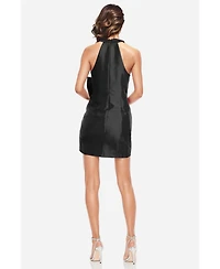 Women's The Amira | Red Bow Mini Cocktail Dress