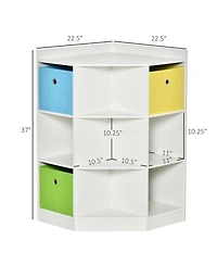 Toy Storage Cabinet for Organized Playroom and Easy Toy Access