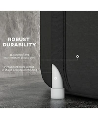 Outsunny Portable Cold Plunge Tub, Ice Bath Tub with Thermo Lid, Dark
