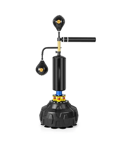 Boxing Speed Trainer Freestanding Fillable 360° Spinning Bar Adjustable Height