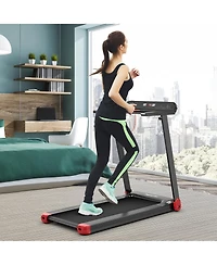 Gymax Electric Folding Treadmill Portable Cardio Running Machine w/ App Control