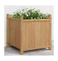 Planter 15.7"x15.7"x15.7" Bamboo